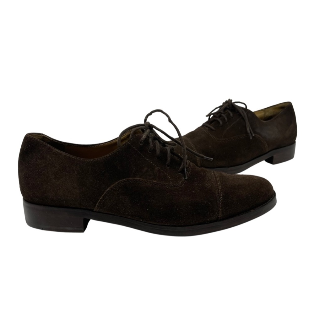 Polo Ralph Lauren brown suede lace up Oxford shoes 9